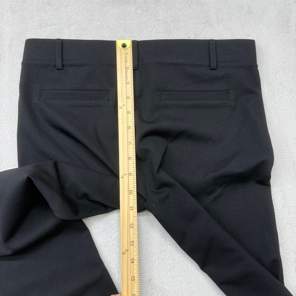 Betabrand Pants Women's Medium Dress Pant Yoga Pants Black Straight Leg Cropped - Picture 8 of 10